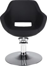 LORE R SKAJ kappersstoel en barberstoel zwart 2