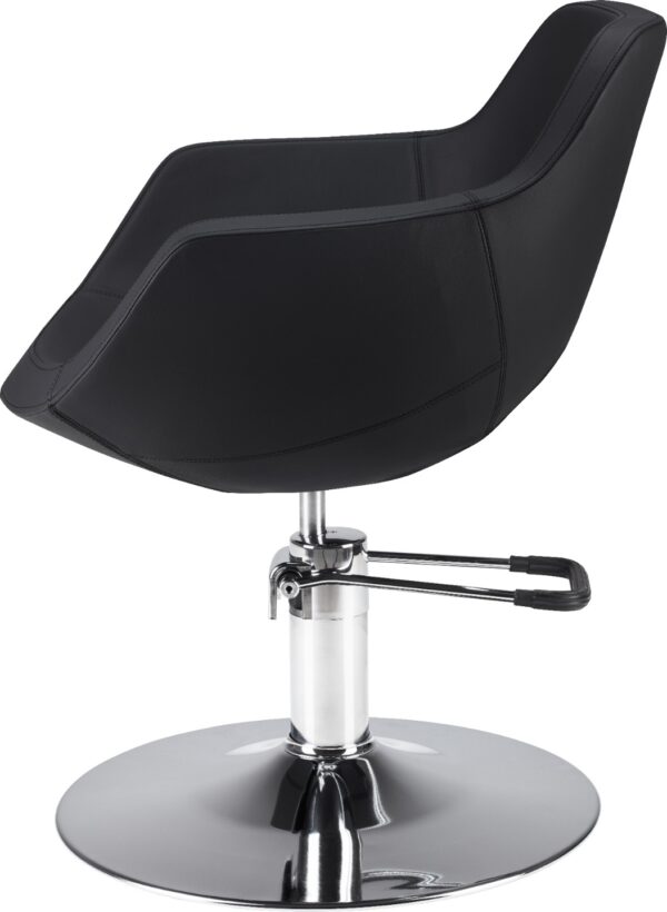 LORE R SKAJ kappersstoel en barberstoel zwart 3