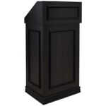 Lexus kleine receptiebalie met toonbank zwart 1