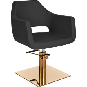 MAREA G1 P-7 gouden vierkante kappersstoel 1