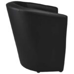 MILANO wachtkamerbank zwart 3