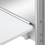 Mobiele kappers kaptafel met spiegel MI-03 wit 7