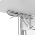 Mobiele kappers kaptafel met spiegel MI-03 wit 8