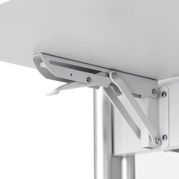 Mobiele kappers kaptafel met spiegel MI-03 wit 8