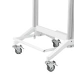 Mobiele kappers kaptafel met spiegel MI-03 wit 10