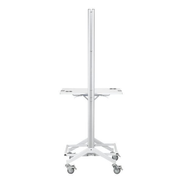 Mobiele kappers kaptafel met spiegel MI-03 wit 4