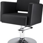 PREMIUM R SKAJ zwart kappersstoel en barberstoel 1