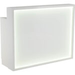 Receptiebalie met toonbank wit 1