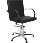 Rik 01 P-7 kappersstoel voeten zwart 1