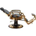 SOLOMON gouden kappersstoel en barberstoel 5