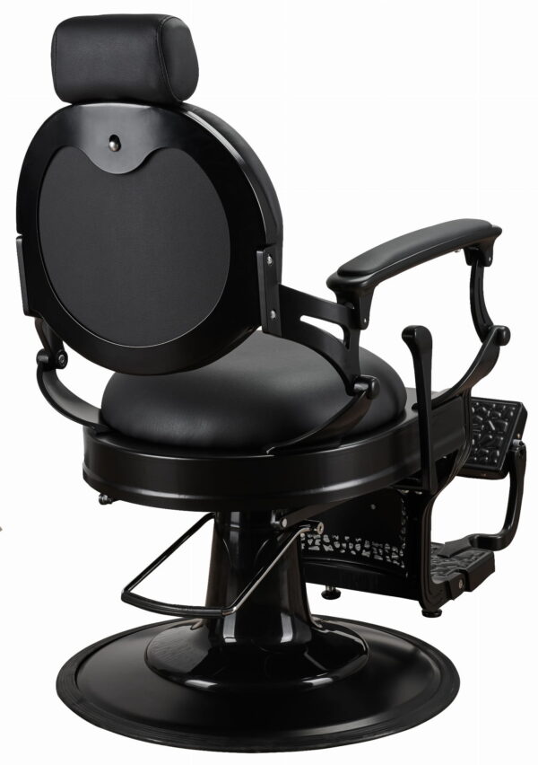 SOLOMON zwarte kappersstoel en barberstoel 4