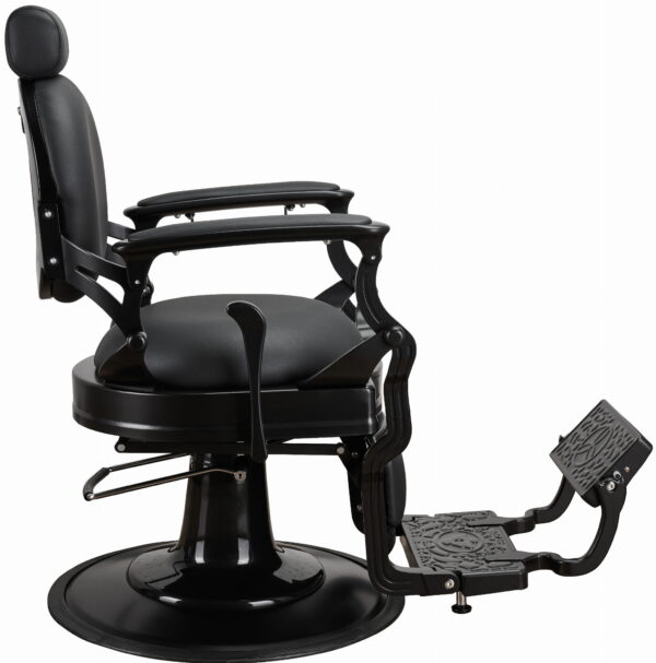 SOLOMON zwarte kappersstoel en barberstoel 5