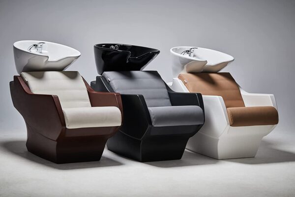 TECHNO wasunit kapper witte kom zwarte behuizing P-7 5