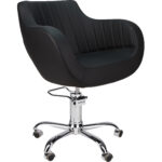 THOMAS kappersstoel MET STIKSEL 01 P-7  zilver 1