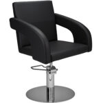 TINA 01 P-7 kappersstoel zilveren schijf 1