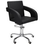 TINA 01 kappersstoel P-7  zilver 1