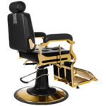 kappersstoel DUBAI HUID zwart 6