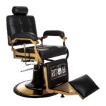 kappersstoel DUBAI HUID zwart 1
