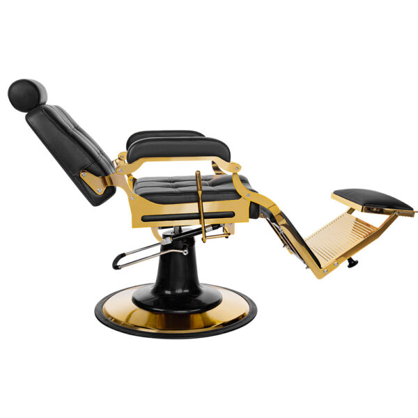 kappersstoel DUBAI HUID zwart 4