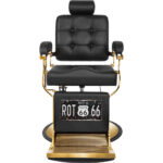 kappersstoel DUBAI HUID zwart 5
