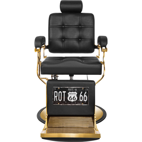 kappersstoel DUBAI HUID zwart 5