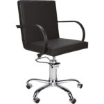 kappersstoel Rik 01 P-7  zilver 1