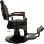 kappersstoel en barberstoel TOMMY SHADOW SKAJ zwart 2