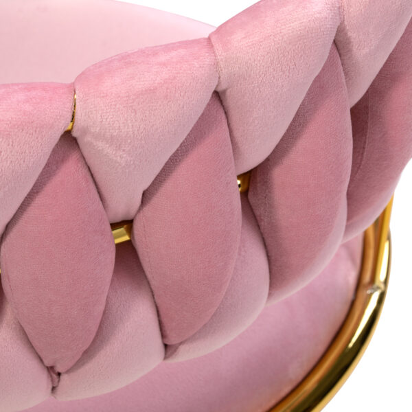 4Rico draaistoel QS-GW01G roze 6