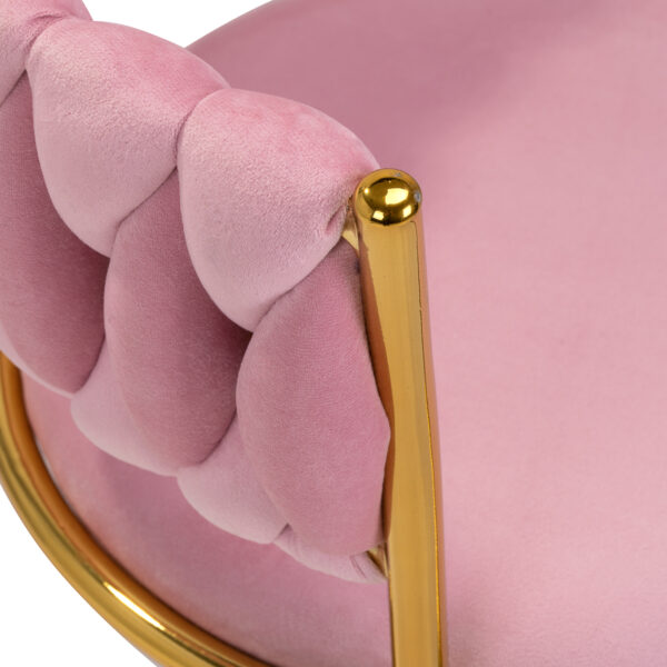 4Rico draaistoel QS-GW01G roze 5