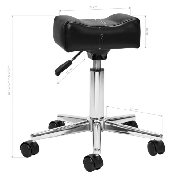 Bell Sillon mobiele pedicure voetenbank zwart 6