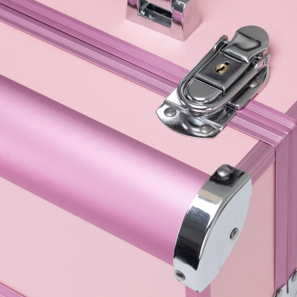 Cosmetische koffer roze 40 8