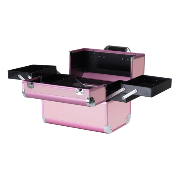 Cosmetische koffer roze 40 4
