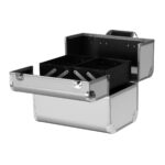 Cosmetische koffer zilver 40 3