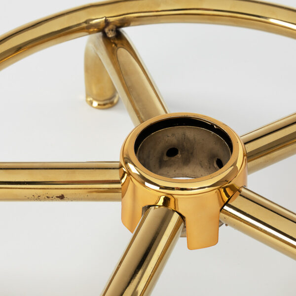 Cosmetische kruk tabouret 6001-G goud – roze tweede categorie 8