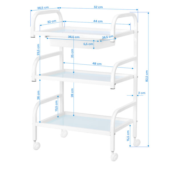 Cosmetische tafel werkwagen Basic 121 7
