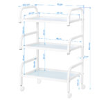 Cosmetische tafel werkwagen Basic 122 6