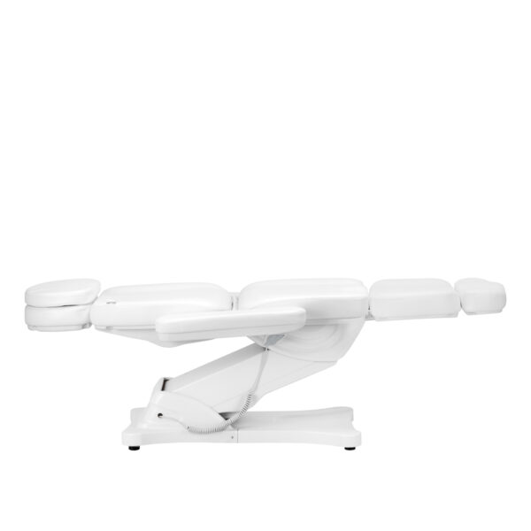 Elektrische cosmetische behandelstoel SILLON CLASSIC 3 motoren met verwarming tweede editie wit 6