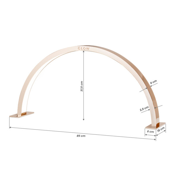 GLOW manicurelamp ARCHE II goud koper 9