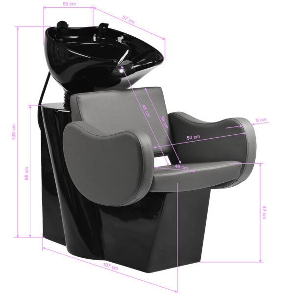 Gabbiano Sewilla kapperswasunit grijs 10