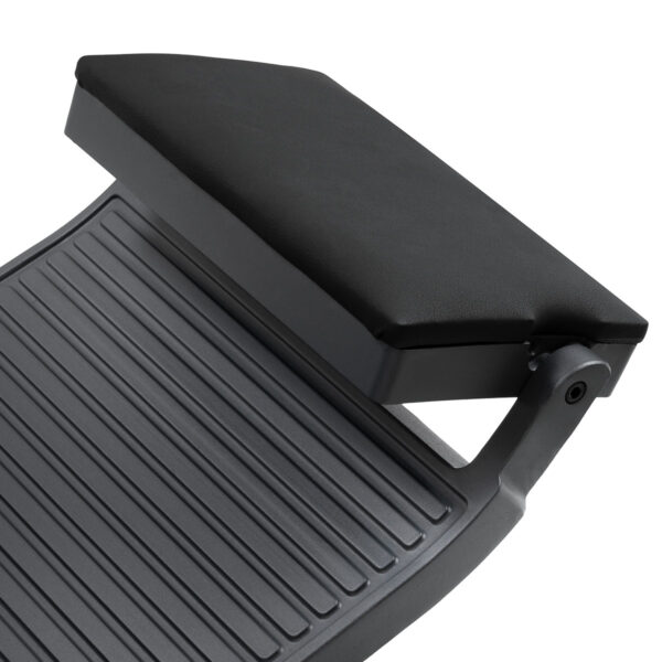 Gabbiano kappersstoel Bruno met grafiet frame Zwart 9