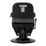 Gabbiano kappersstoel Bruno met grafiet frame Zwart 5