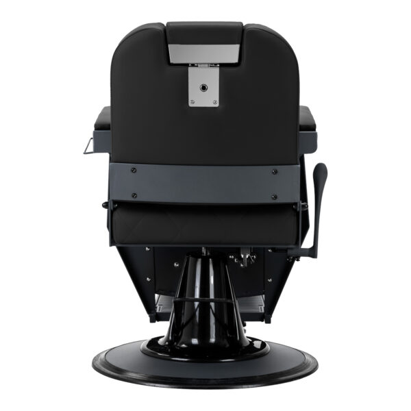 Gabbiano kappersstoel Bruno met grafiet frame Zwart 5