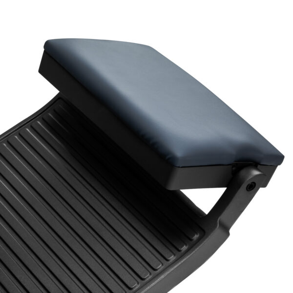 Gabbiano kappersstoel Bruno met zwart frame Grafiet 9