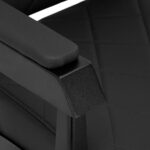 Gabbiano kappersstoel Bruno met zwart frame Zwart 6