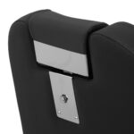 Gabbiano kappersstoel Bruno met zwart frame Zwart 10