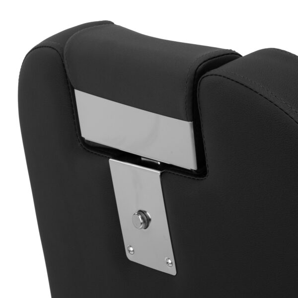 Gabbiano kappersstoel Bruno met zwart frame Zwart 10