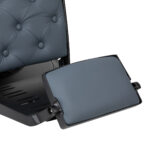 Gabbiano kappersstoel Francesco Zwart grafiet 9