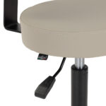 Gabbiano tabouret kapperskruk D026 grijsbeige 6