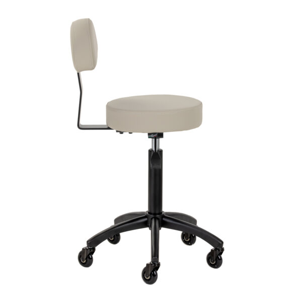 Gabbiano tabouret kapperskruk D026 grijsbeige 4