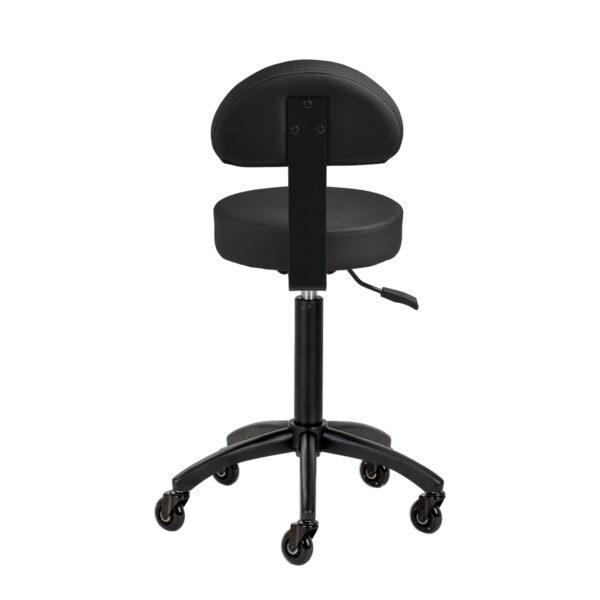 Gabbiano tabouret kapperskruk D026 zwart 3